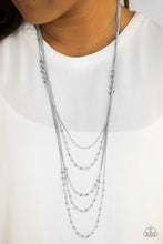 Load image into Gallery viewer, Glitter Go-Getter Silver Necklace