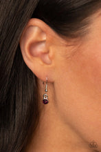 Load image into Gallery viewer, Stormy Shimmer Purple Necklace