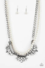 Load image into Gallery viewer, Bow Before the Queen White Necklace