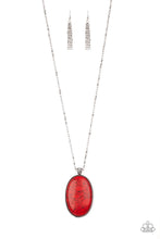 Load image into Gallery viewer, Stone Stampede Red Necklace