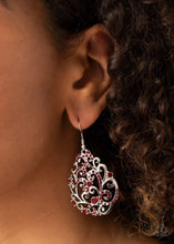 Load image into Gallery viewer, Winter Garden Red Earrings