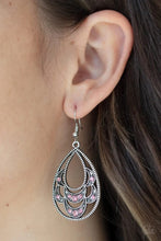Load image into Gallery viewer, Malibu Macrame Pink Earrings