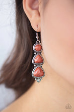 Load image into Gallery viewer, New Frontier Brown Earrings