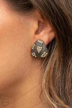 Load image into Gallery viewer, Gorgeously Galleria Brass Clip On Earrings