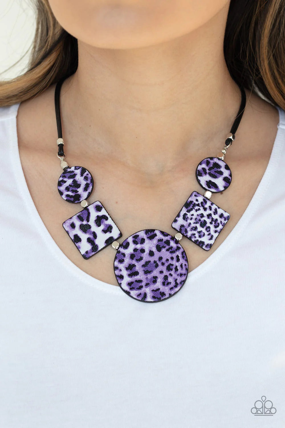 Here Kitty Kitty Purple Necklace