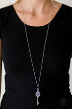 Load image into Gallery viewer, Unlock Every Door Purple Necklace