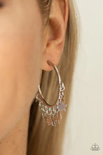 Load image into Gallery viewer, Happy Independence Day Silver Earrings