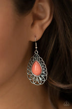 Load image into Gallery viewer, Dream Staycation Orange Earrings