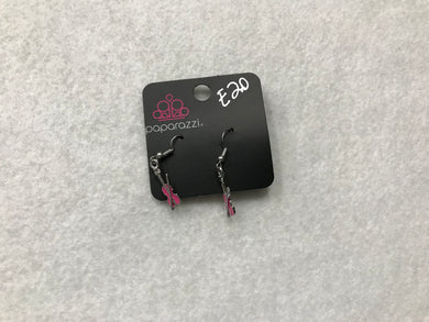 Starlet Shimmer Violin Pink Earrings #20