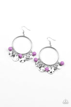 Load image into Gallery viewer, Chroma Chimes Purple Earrings