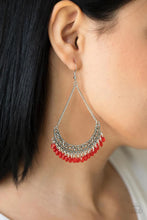 Load image into Gallery viewer, Orchard Odyssey Red Earrings