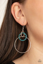 Load image into Gallery viewer, In An Orderly Fashion Blue Earrings