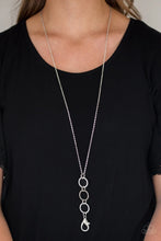 Load image into Gallery viewer, Diva in Diamonds White Lanyard