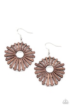 Load image into Gallery viewer, Spoke Too Soon Brown Earrings