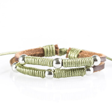 Tell It Hike It Is Green Urban Bracelet