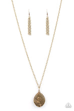 Load image into Gallery viewer, Wearable Wildflowers Brass Necklace