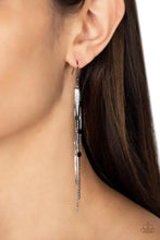 Load image into Gallery viewer, Cosmic Cascade Black Earrings
