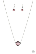 Load image into Gallery viewer, Rose Colored Glasses Purple Necklace