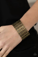 Load image into Gallery viewer, Ornate Orchards Brass Bracelet