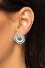 Load image into Gallery viewer, Nautical Notion Blue Post Earrings