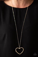 Load image into Gallery viewer, Straight From the Heart Gold Necklace