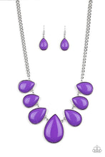 Load image into Gallery viewer, Drop Zone Purple Necklace