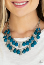 Load image into Gallery viewer, Life of the Fiesta Blue Necklace