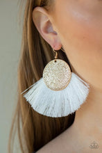 Load image into Gallery viewer, Foxtrot Fringe Gold Tassel Earrings