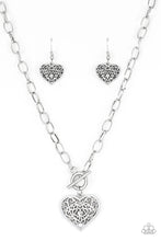 Load image into Gallery viewer, Victorian Romance Silver Necklace