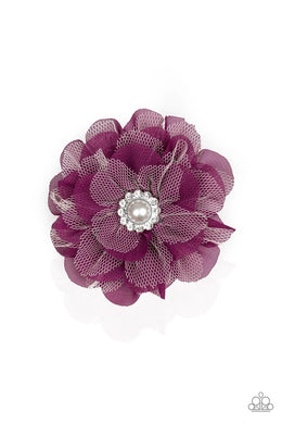 Bayou Blooms Purple Hair Clip