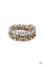 Load image into Gallery viewer, Texture Throwdown Multi Coil Bracelet