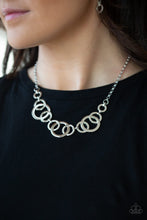 Load image into Gallery viewer, Going in Circles Silver Necklace