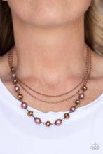 Load image into Gallery viewer, Tour de Demure Copper Necklace