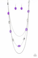 Load image into Gallery viewer, Barefoot and Beachbound Purple Necklace
