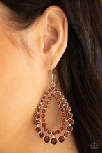 Load image into Gallery viewer, Glacial Glaze Brown Earrings