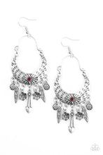 Load image into Gallery viewer, Nature Escape Red Earrings