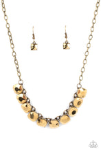 Load image into Gallery viewer, Radiance Squared Brass Necklace