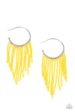Load image into Gallery viewer, Saguaro Breeze Yellow Seed Bead Earrings