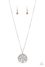 Load image into Gallery viewer, Save the Money Trees Brown Necklace
