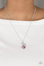 Load image into Gallery viewer, Stylishly Square Purple Necklace