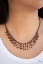 Load image into Gallery viewer, Sporadic Sparkle Copper Necklace