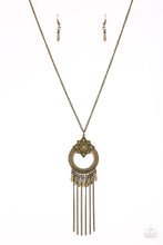 Load image into Gallery viewer, My Main Mantra Brass Necklace
