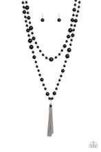 Load image into Gallery viewer, Social Hour Black Necklace
