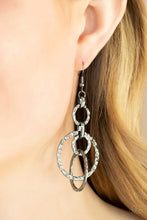 Load image into Gallery viewer, Industrial Artifact Black Earrings