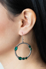 Load image into Gallery viewer, Glamorous Garland Green Earrings