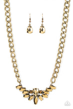 Load image into Gallery viewer, Come at Me Brass Necklace