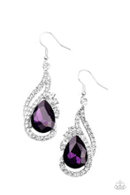 Load image into Gallery viewer, Dancefloor Diva Purple Earrings