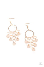 Load image into Gallery viewer, Cyber Chime Rose Gold Earrings