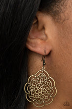 Load image into Gallery viewer, Tour de Taj Mahal Brass Earrings