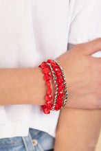 Load image into Gallery viewer, Seaside Siesta Red Bracelet